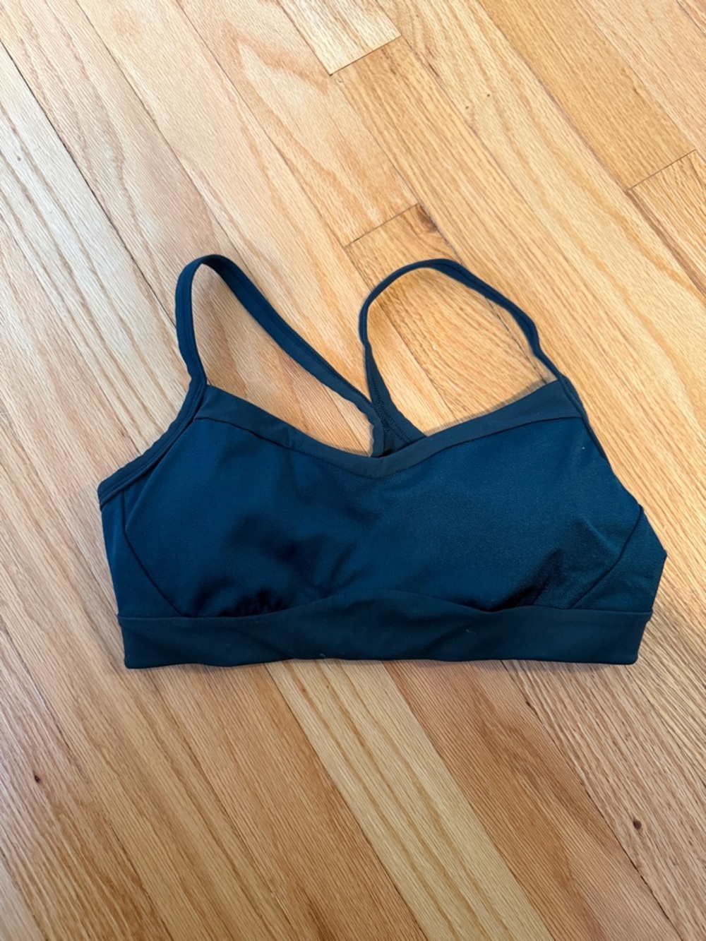 Athleta Green Shimmery Dports Bra